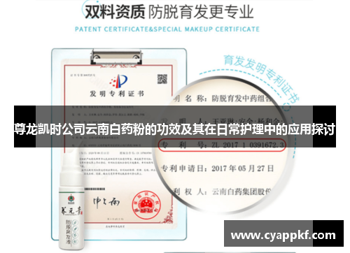 尊龙凯时公司云南白药粉的功效及其在日常护理中的应用探讨